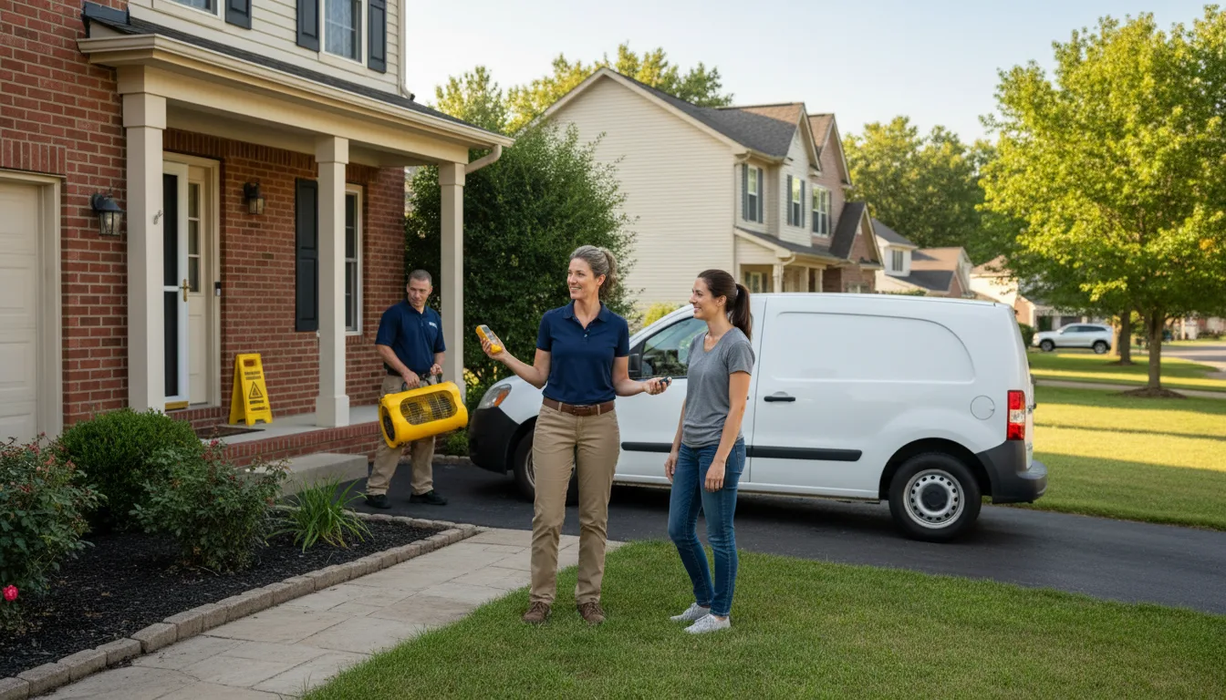 Water restoration image for Home Water Damage Repair in Prince Frederick, MD